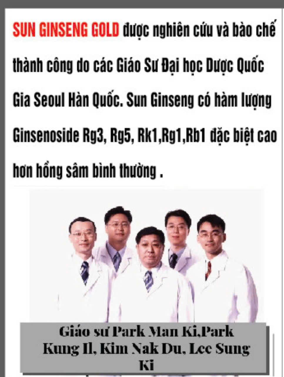 Giáo Sư ĐH Dược Quốc Gia Seoul